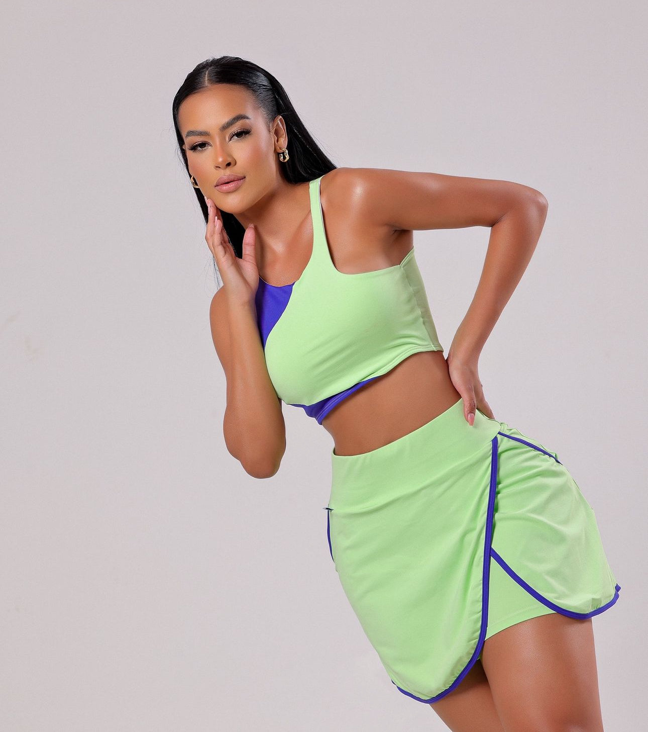 Short skirt set