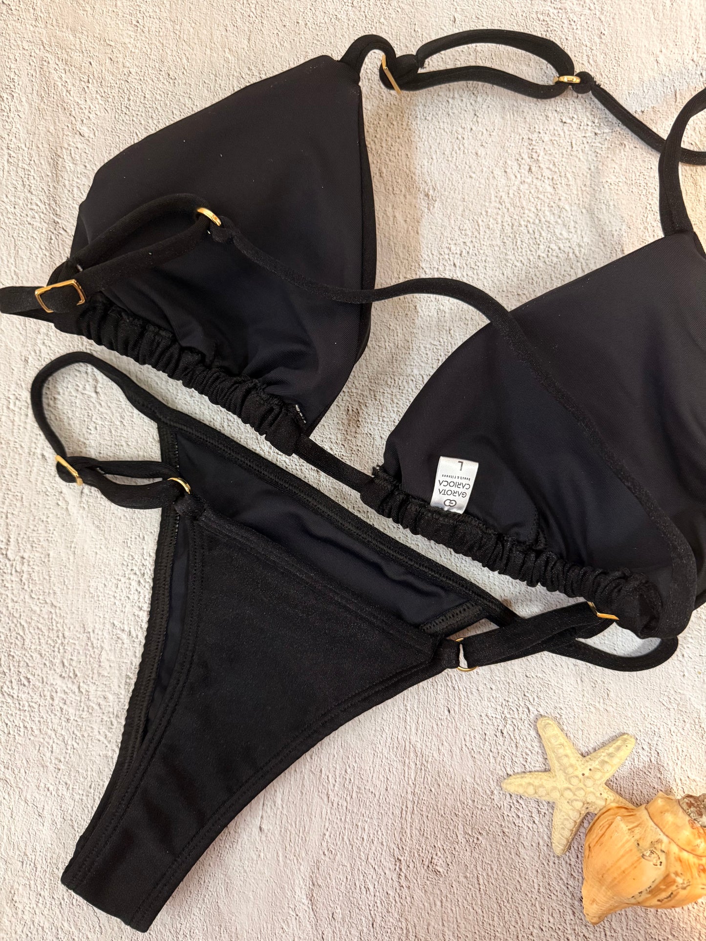Bikini Set Acetinado Marquinha de fita