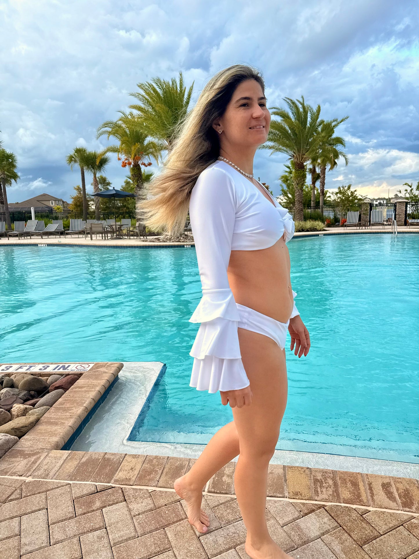 White Bikini Set