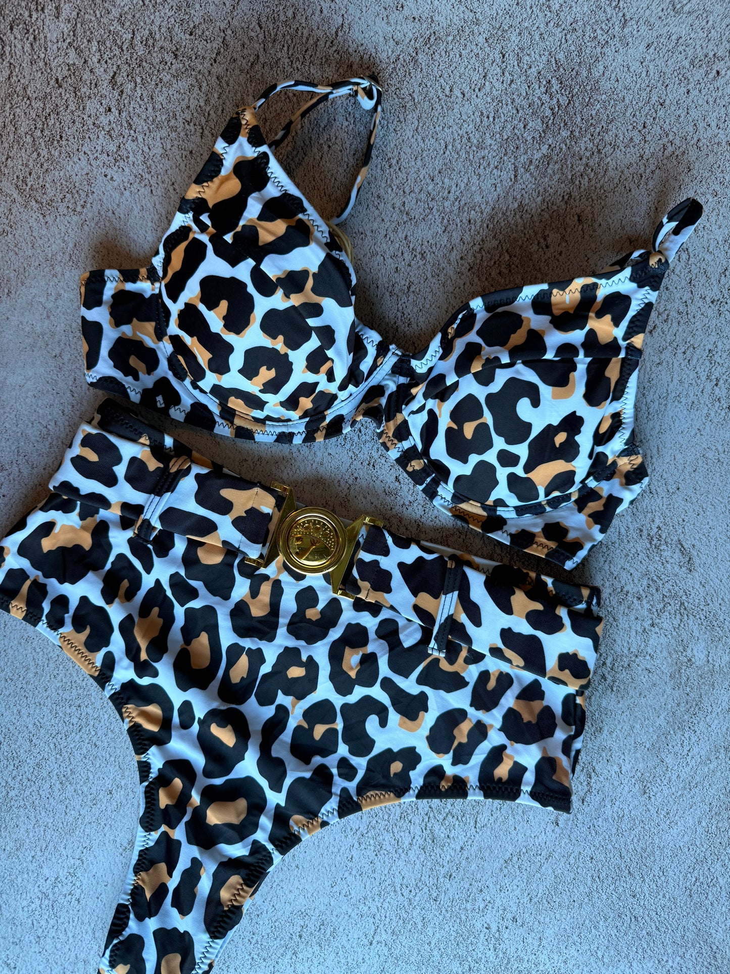 Hotpants Bikini Set Animal Print