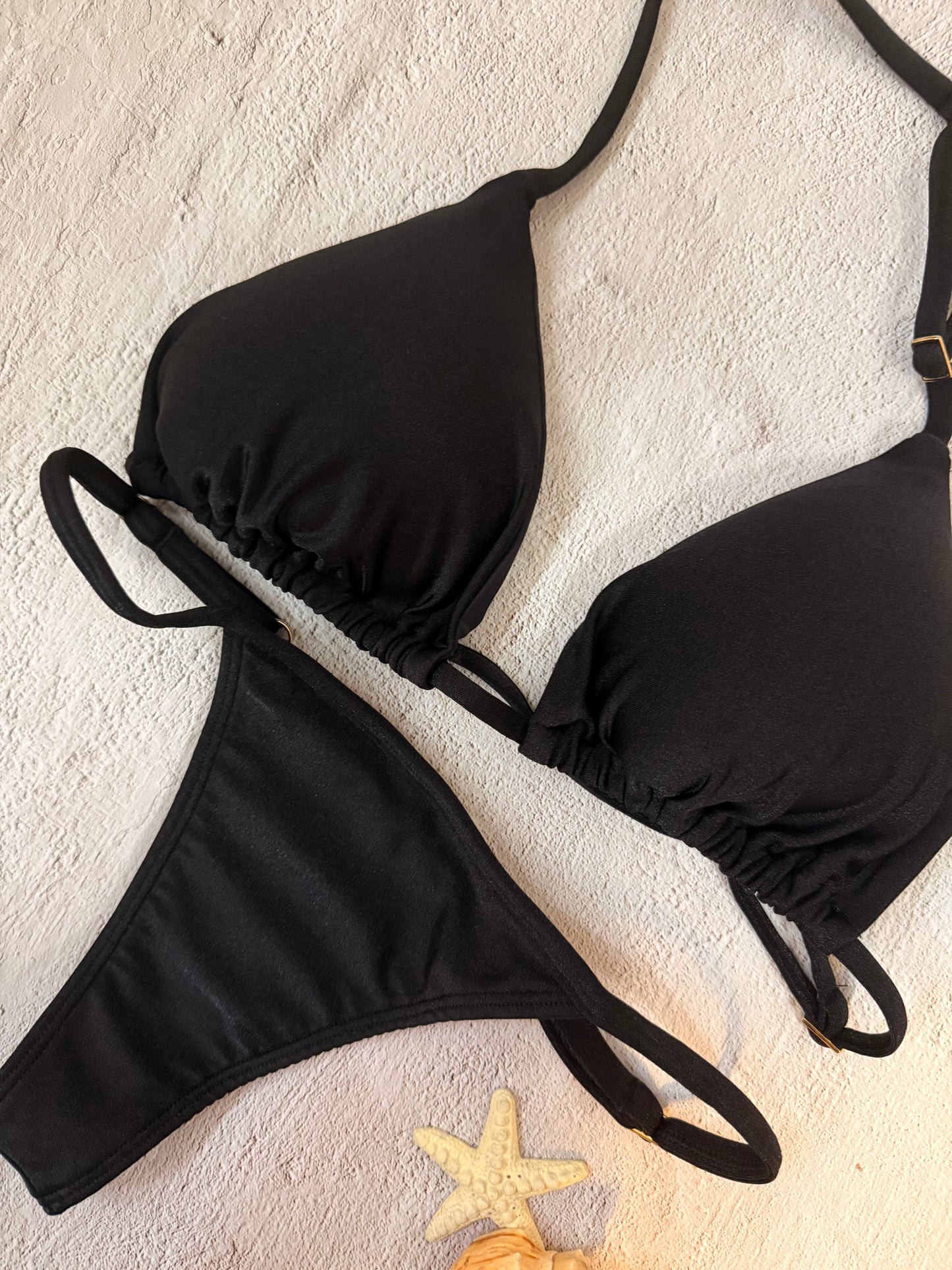Bikini Set Acetinado Marquinha de fita