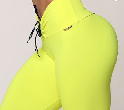 LEGGING HOPE EMPINA AMARELO NEON