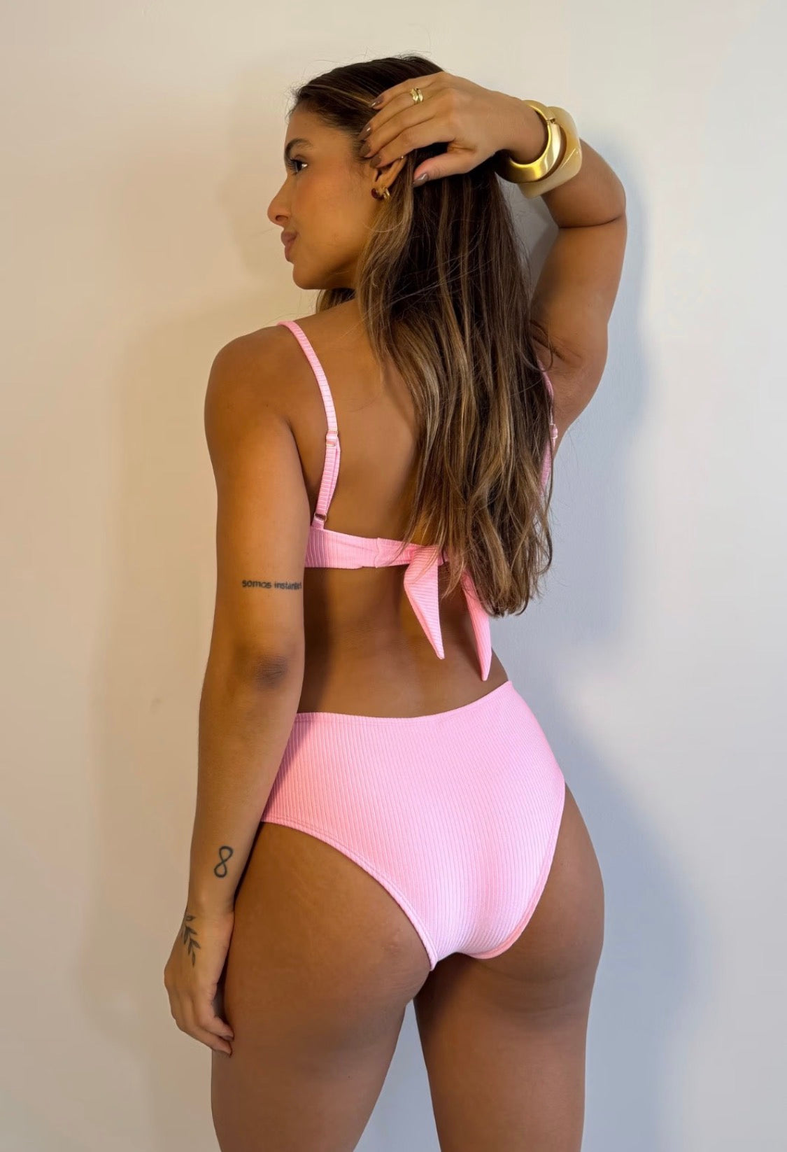 Aro Retrô com Gênova - Rosa Bebê