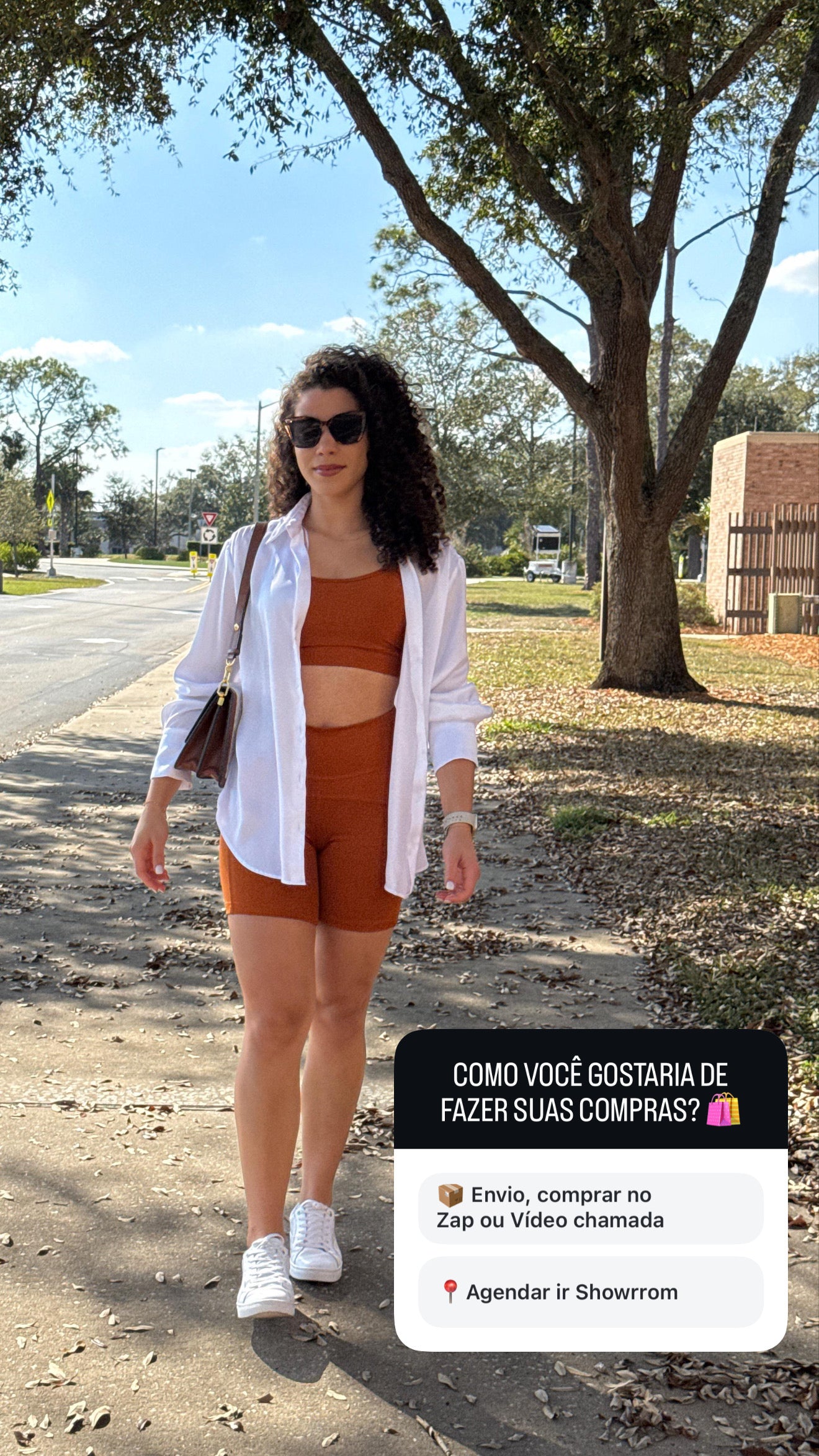 Shorts Set Microcanelado Telha