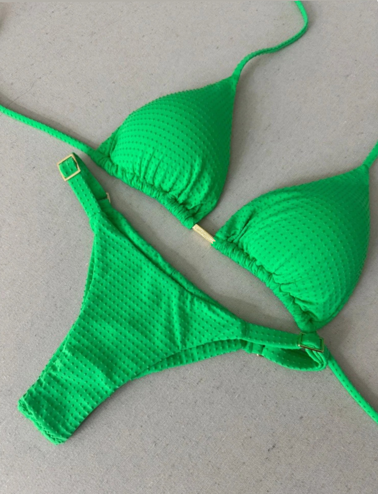 Marquinha de fita texturizado Bikini Set